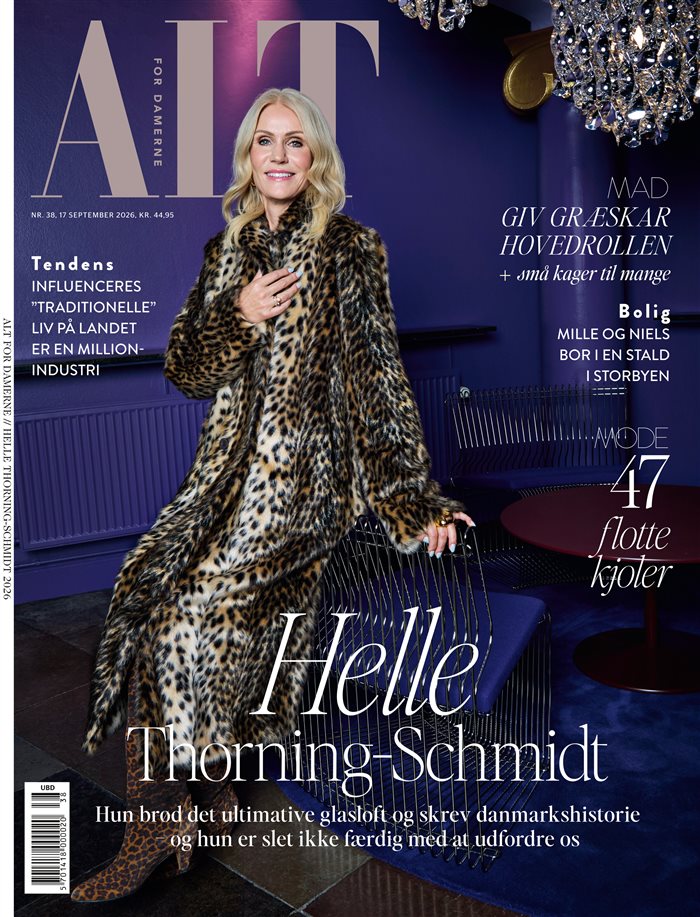 Alt for Damerne nr. 38, 17. september 2026 – forside med Helle Thorning-Schmidt i leopardkåbe