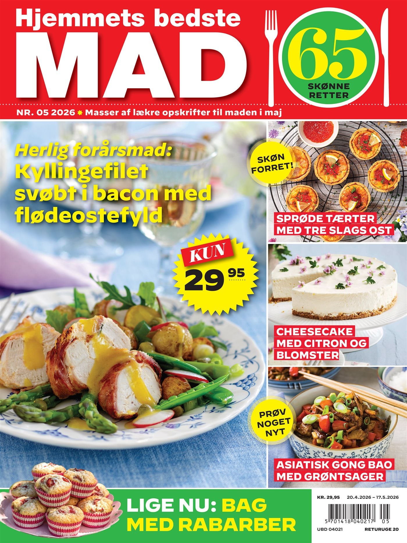 Hjemmets bedste MAD magasin – løbende abonnement med opskrifter til hverdagen