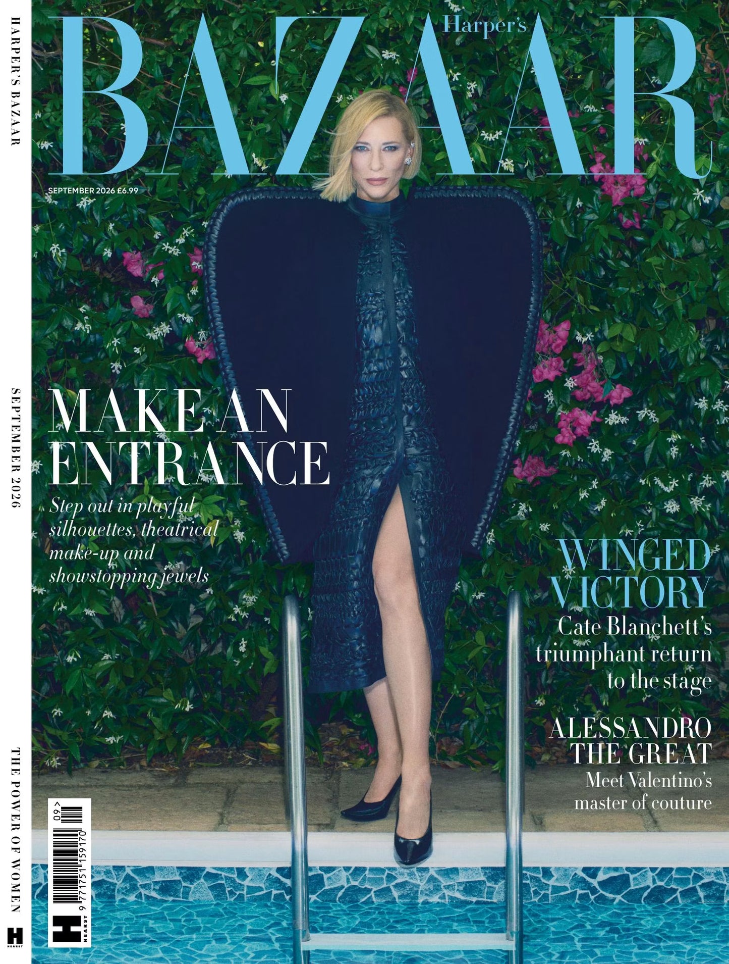 Harper’s Bazaar magazine med Winged Victory på forsiden