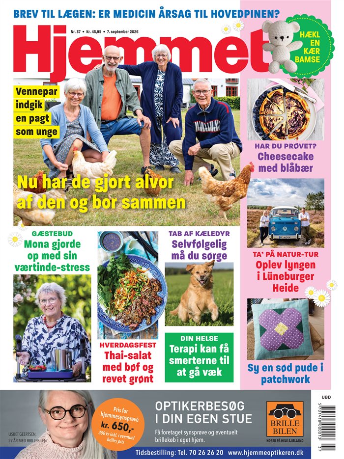 Hjemmet - Danmarks hyggeligste ugeblad – med tv-guide, opskrifter og kryds og tværs