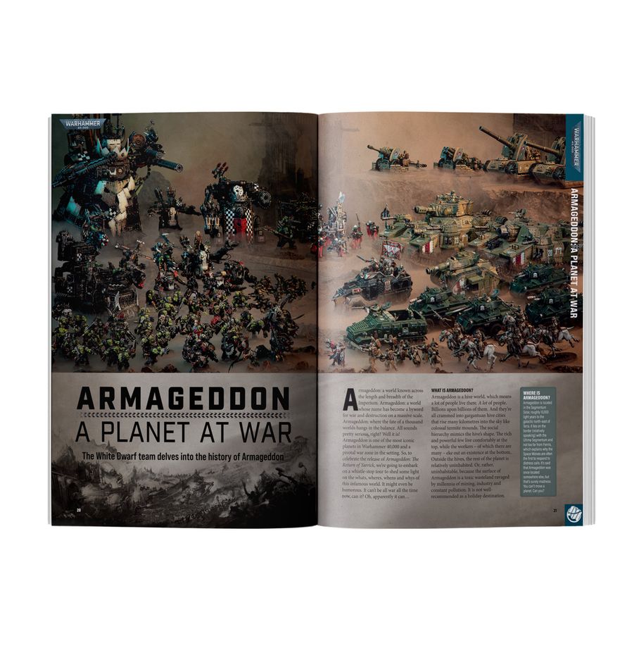 Warhammer Visions White Dwarf magazine - enkelt nummer