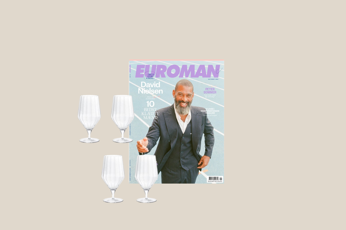 Euroman magasin med fodboldekspert David Nielsen på forsiden