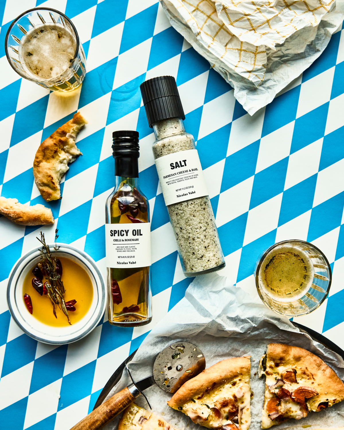 Nicolas Vahé Pizza Kit Gaveæske - Seasoning & oil
