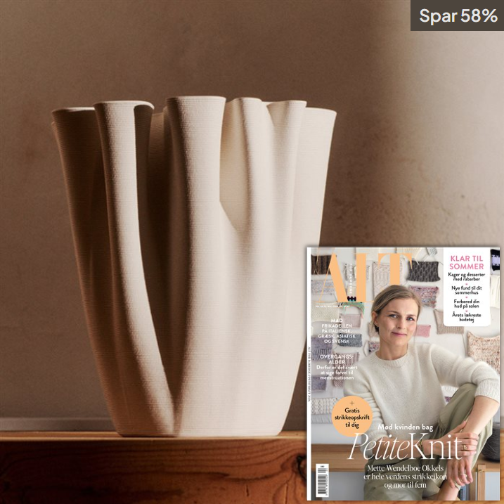 20 nr. af ALT for damerne & Dedali Vase Ferm Living