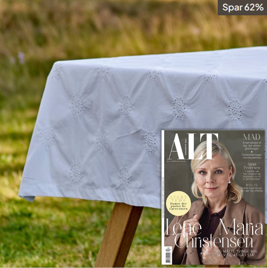 8 nr. af ALT for damerne & Dug med broderie anglaise