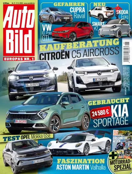 Auto Bild nr. 21 – bilmagasin med tests, nyheder og bilteknologi