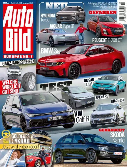 Auto Bild nr. 41 med BMW 3-serie på forsiden samt biltests og test af helårsdæk.