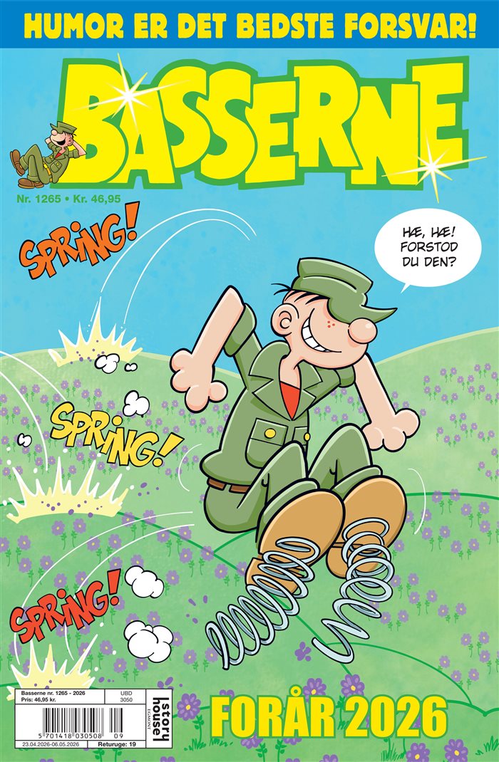 Basserne abonnement – klassisk dansk tegneseriehumor