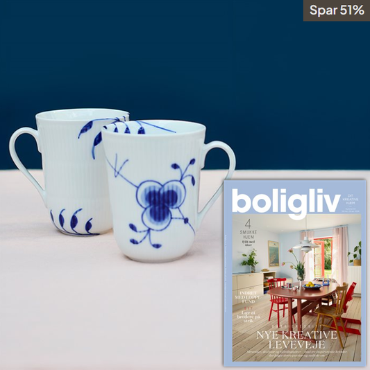 4 nr. af Boligliv & 2 krus fra Royal Copenhagen