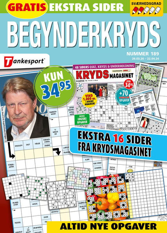 Begynderkryds - gaveabonnement