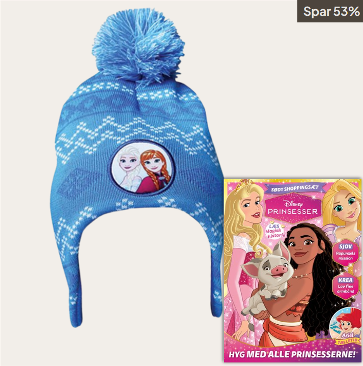 Disney Prinsesser – Abonnement med Frost Huse & 4 numre