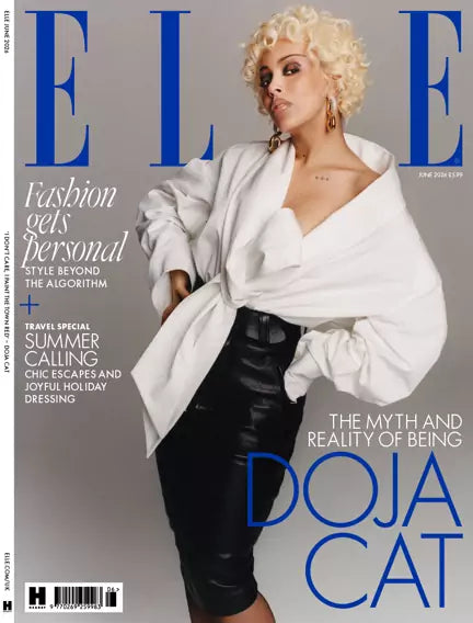 ELLE UK magazine med Doja Cat på forsiden