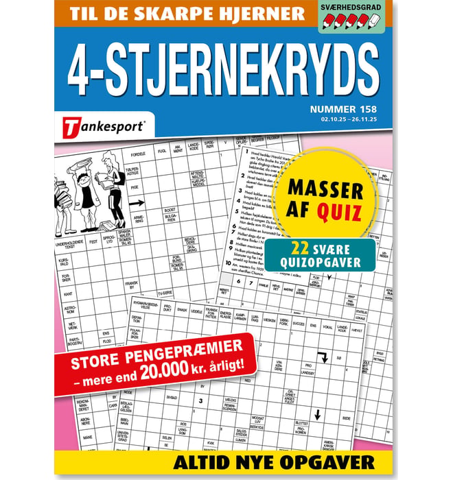 4-stjernekryds - gaveabonnement