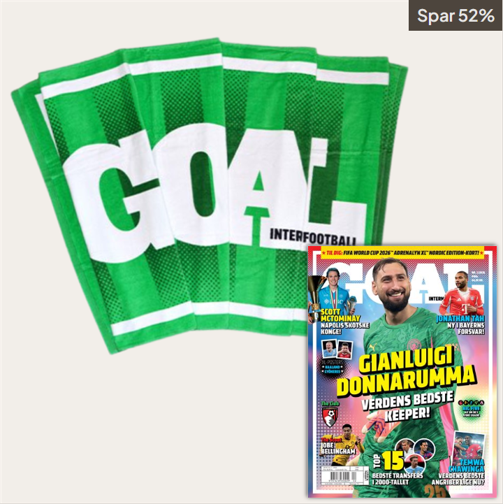 4 nr. af GOAL & GOAL badehåndklæde
