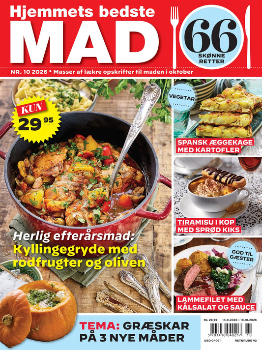 Hjemmets bedste MAD - løbende abonnement