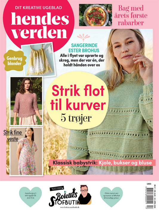 Forsiden af hendes verden magasinet