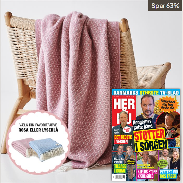 26 nr. af HER&NU & + Uldplaid fra Night & Day