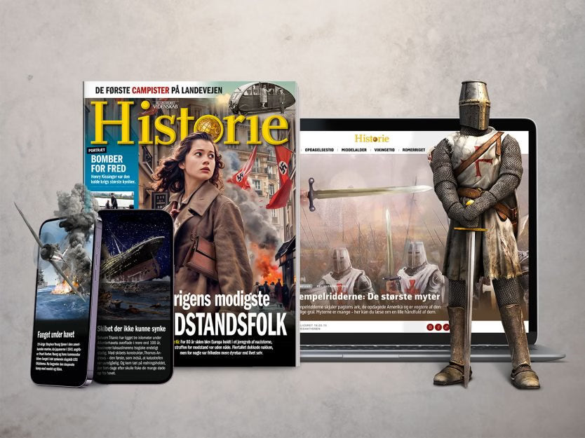 Historie magasin på mobil – læs historiske artikler om vikinger, 2. verdenskrig og mere via Historie-appen