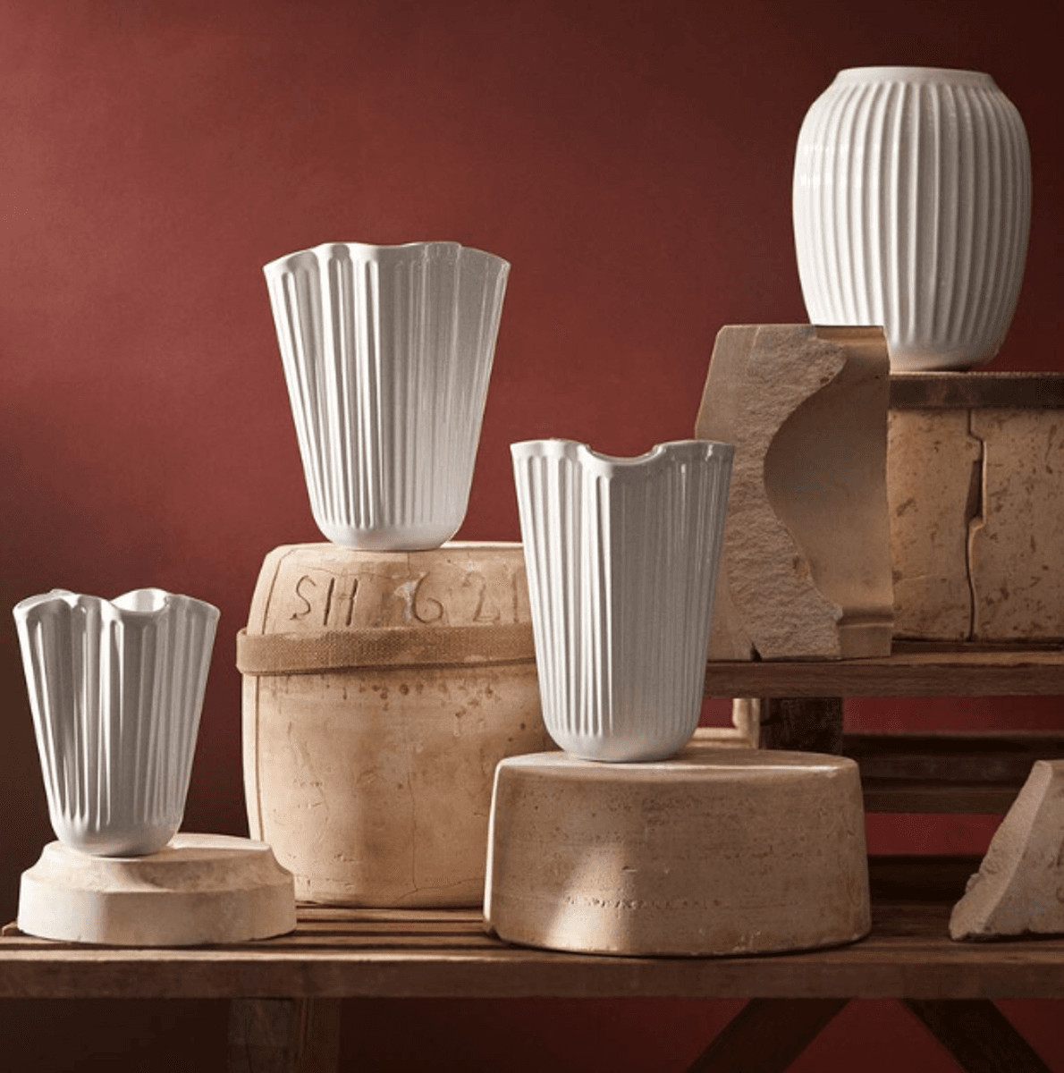 26 nr. af Hendes Verden & Kähler Hammershøi Unfold Vase