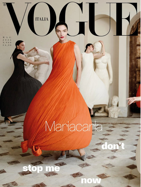 Vogue Italia maj 2026 – Mariacarla Boscono på forsiden