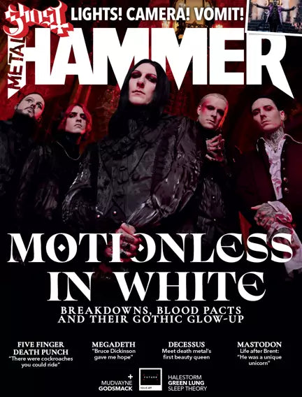 Metal Hammer UK Issue 417 forside med Motionless In White – heavy metal magasin
