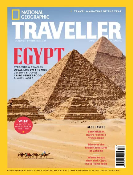 National Geographic Traveller – Egypten: Pyramider og kameler i ørkenen ved Giza