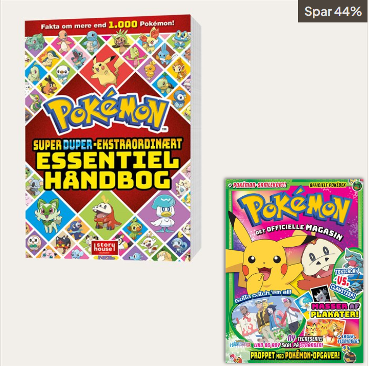 6 nr. af Pokémon & Pokémon - Super Duper Håndbog