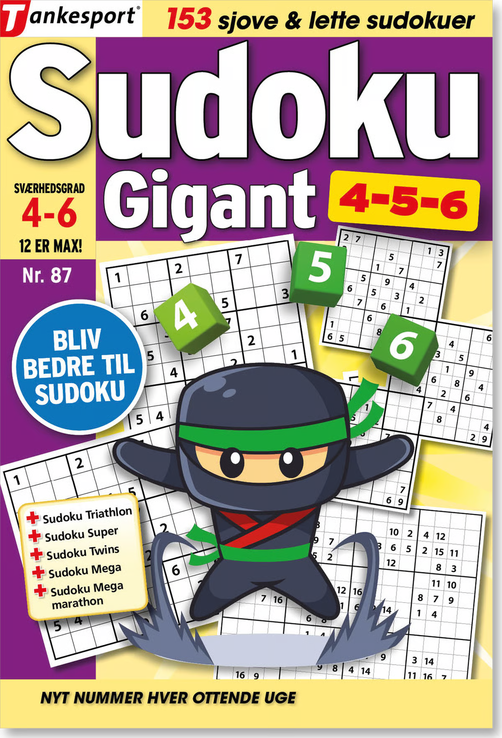 Sudoku Gigant 4-5-6 - gaveabonnement