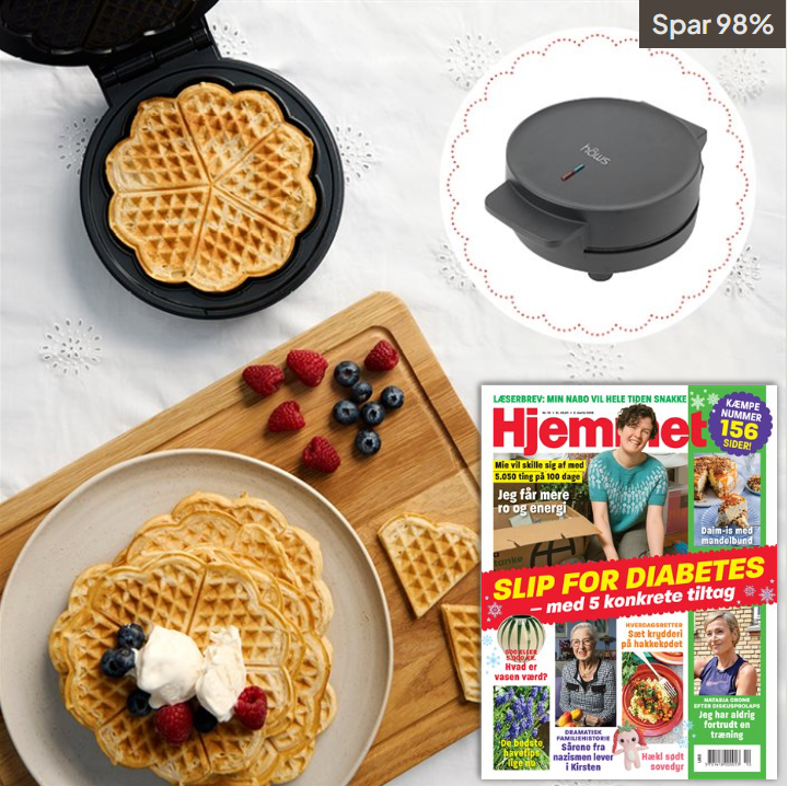 24 nr. af Hjemmet & Hjerte vaffeljern