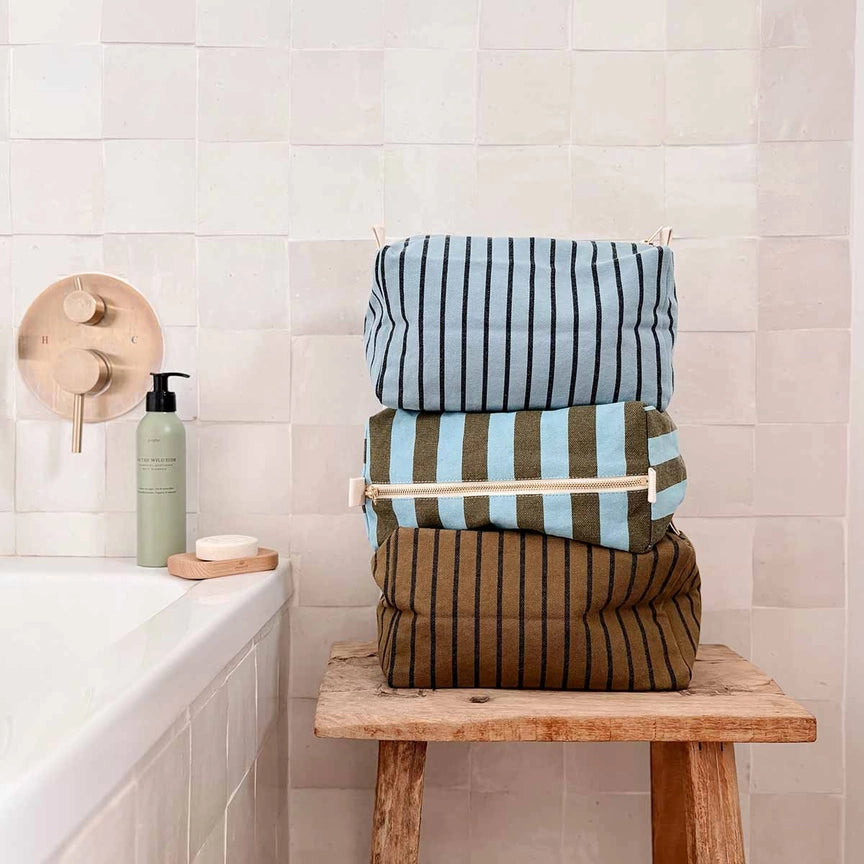 Toilettaske Vic – Tennis Sort / Oliven