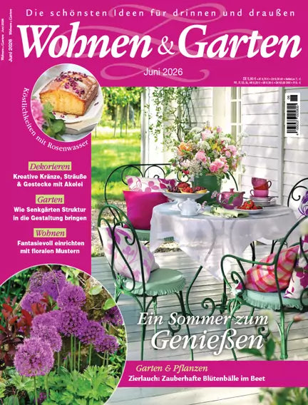 Wohnen &amp; Garten magazine – bolig- og havemagasin med klassisk livsstil