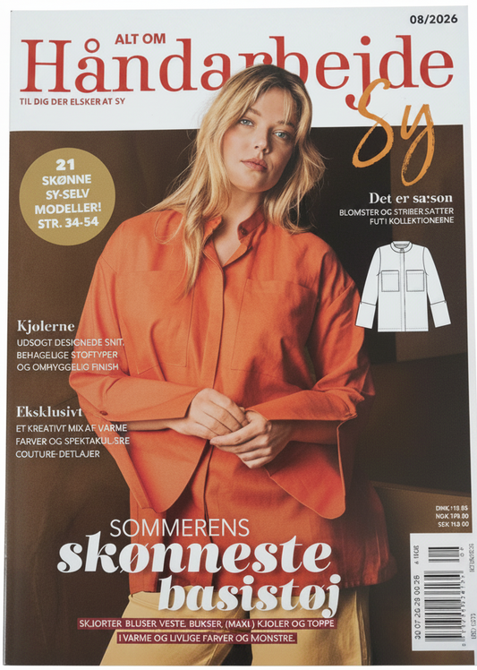 Alt om Håndarbejde 08/2026 – uden kanter