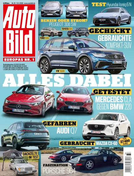 Auto Bild nr. 33 – bilmagasin med tests, nyheder og bilteknologi