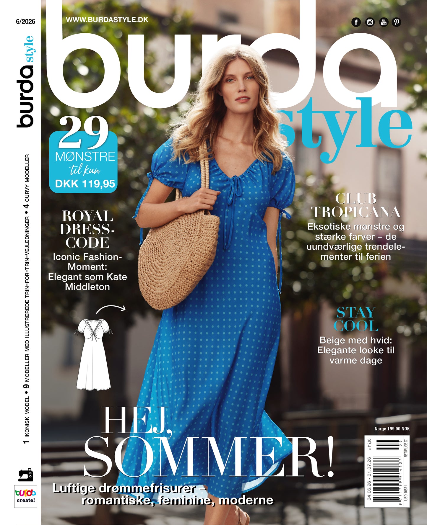Burda Style symagasin med mønstre og modetrends