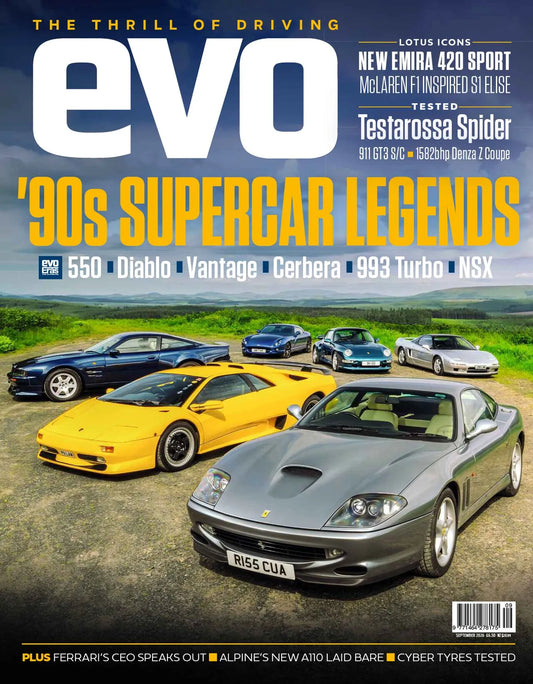 Evo magazine September 2026 - 90s Supercar Legends