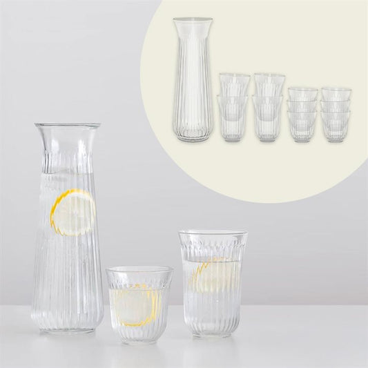 Forsiden af hendes verden & 10 glas og 1 karaffel fra Lyngby