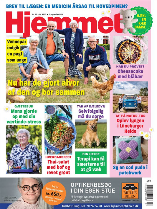 Hjemmet - Danmarks hyggeligste ugeblad – med tv-guide, opskrifter og kryds og tværs