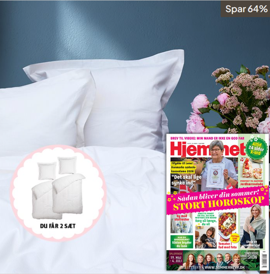 26 nr. af Hjemmet & Sengetøj Night & Day satin hvid