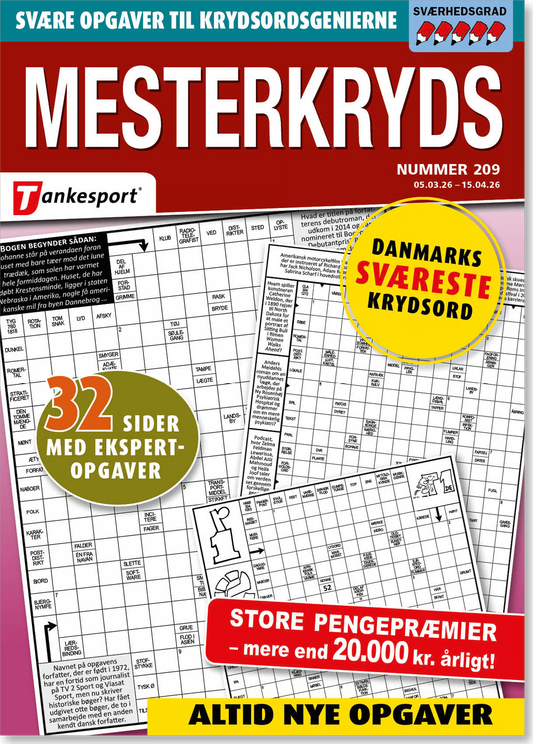 Mesterkryds - gaveabonnement