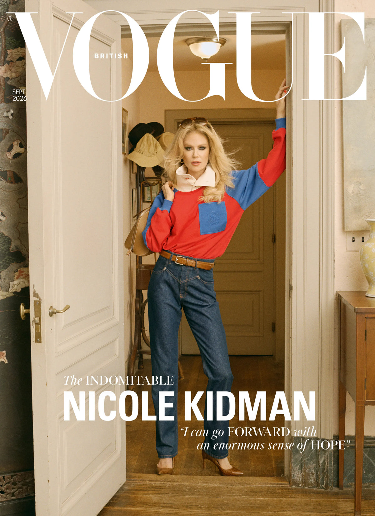 British Vogue september 2026 forside med Nicole Kidman – køb hos MagsStudio