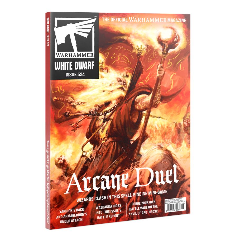 White Dwarf magazine – det officielle Warhammer-magasin fra Games Workshop